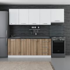 Minar 250 Cm Mutfak Dolabı Beyaz Dore 250-D4