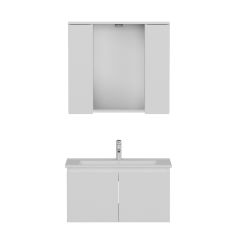 Nika Banyo Dolabı 85Cm As2K+2K1A+Etj Beyaz