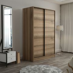 Minar Kale 2 Kapaklı Sürgülü Dolap 120 Cm - Dore