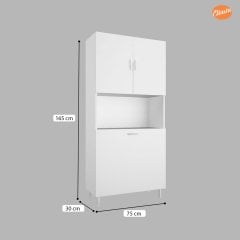 MODİLAYN ARD-141 KİRLİ ÇAMAŞIR DOLABI BANYO KİRLİ ÇAMAŞIR SEPETİ BANYO DOLABI
