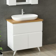 Nika Banyo Dolabı 85Cm Ay2K1Ç+2K1A+Tzg Beyaz