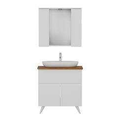 Nika Banyo Dolabı 85Cm Ay2K1Ç+2K1A+Tzg Beyaz
