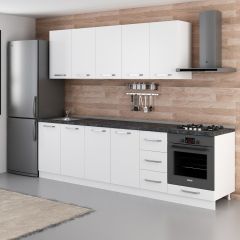 Minar 280 Cm Mutfak Dolabı Beyaz 280-B9