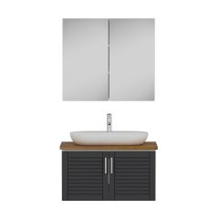 Minar Banyo Dolabı 85Cm As2K+2K2A+Tzg Beyaz