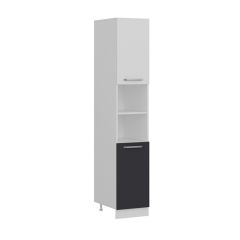 Minar 40 Cm Mutfak Boy Dolabı - Beyaz/Antrasit D40-A2