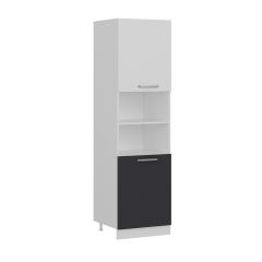 Minar 60 Cm Mutfak Boy Dolabı - Beyaz/Antrasit D60-A2