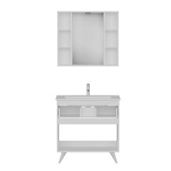 Vera Banyo Dolabı 85Cm Ay2K1Ç+2K1A+Etj Beyaz