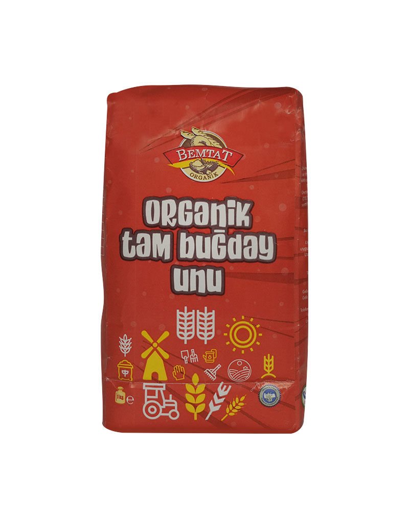 Bemtat Organik Tam Buğday Unu 1kg ( Organic Whole Wheat Flour )