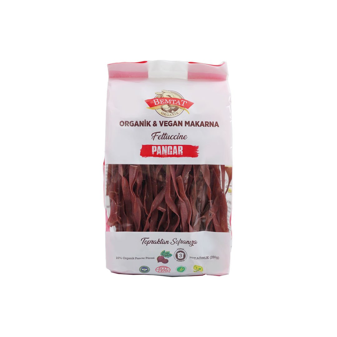 Bemtat Organik & Vegan Pancarlı Fettuccine Makarna 250 Gr