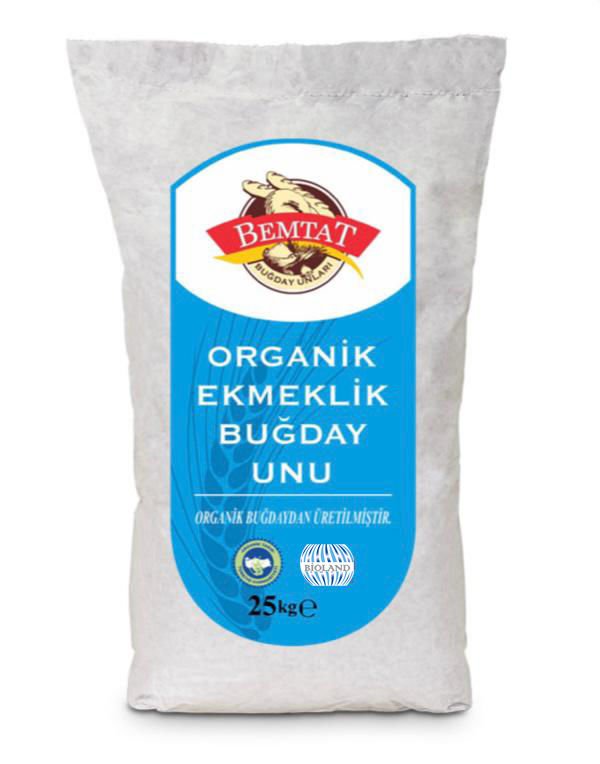 Bemtat Organik Ekmeklik Buğday Unu 25kg