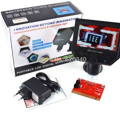 Taşınabilir Lcd Dijital Mikroskop Büyüteç 1-600X
