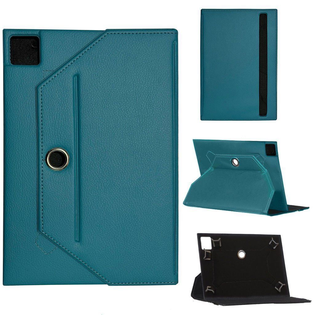 İpad Pro 12.9 A1652 Universal Standlı Tablet Kılıfı Mavi