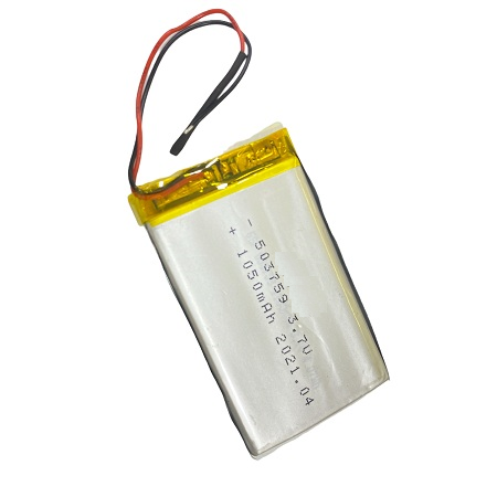 Lityum Polimer Pil 503759 Ebat 3.7V 1050 MAh (Devreli 1.5A)