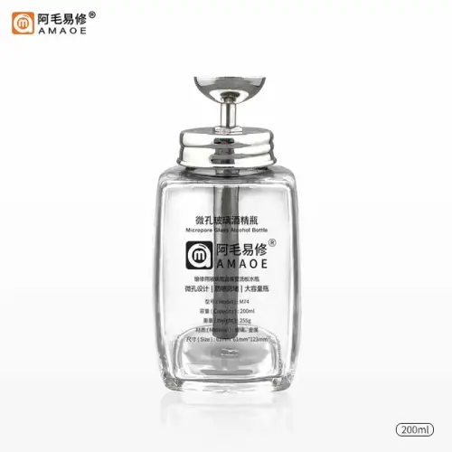 Amaoe M74 200ml Cam Alkol Tiner Şişesi