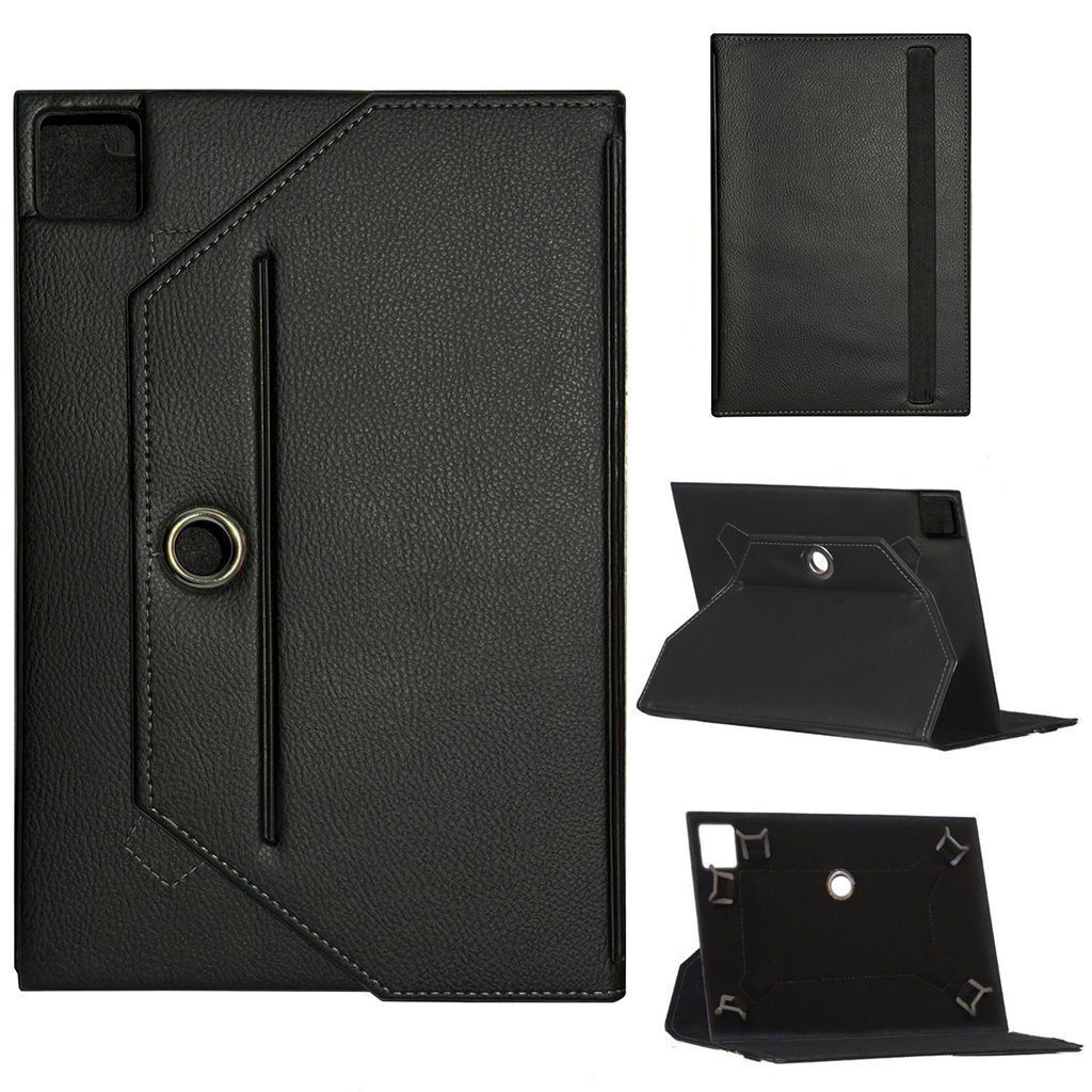 İpad Pro 12.9 A1652 Universal Standlı Tablet Kılıfı Siyah