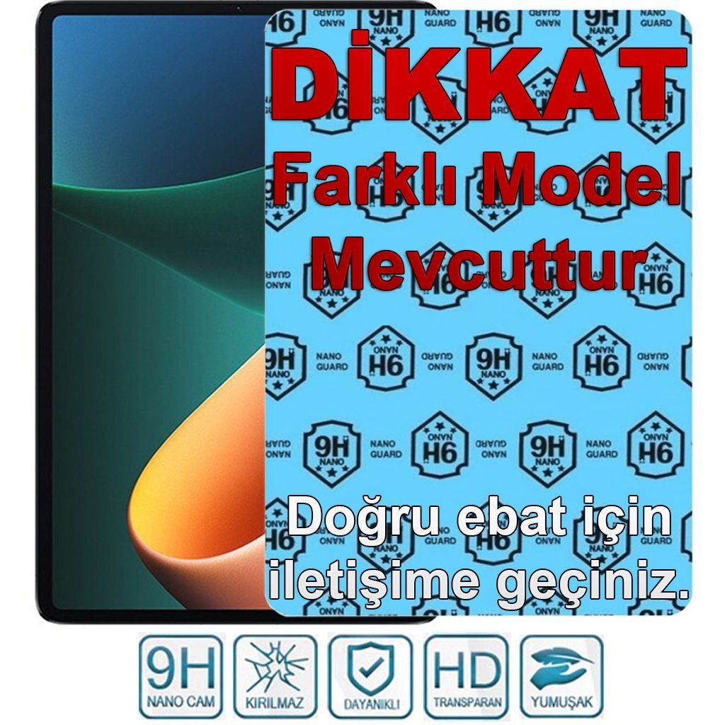 PolyPad İ8 Max 3G Ekran Koruyucu Nano Kırılmaz Cam - Model 1