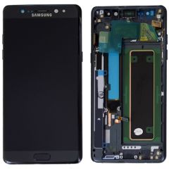 Samsung Galaxy Note FE SM-N935 Lcd Ekran Dokunmatik Çıtalı Siyah