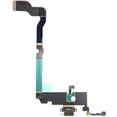 İphone XS Max Şarj Soketi Kulaklık Mikrofon Film Bordu Uzay Grisi Siyah