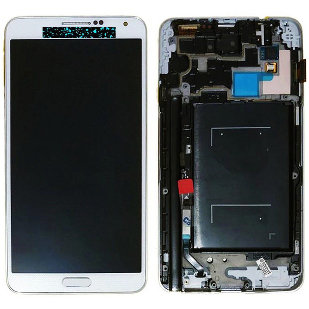 Samsung Galaxy Note 3 SM-N9000 Lcd Ekran Dokunmatik Çıtalı Beyaz