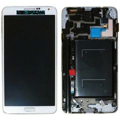 Samsung Galaxy Note 3 SM-N9000 Lcd Ekran Dokunmatik Çıtalı Beyaz