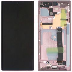 Samsung Galaxy Note 20 Ultra SM-N985 Lcd Ekran Dokunmatik Çıtalı Bronz