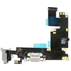 İphone 6 Plus Şarj Soketi Kulaklık Mikrofon Film Bordu Gri