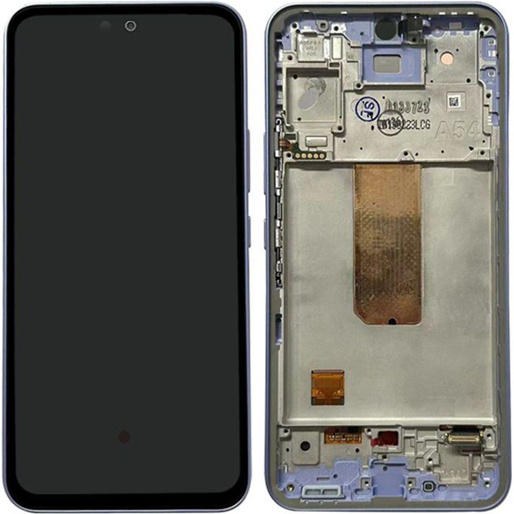 Samsung Galaxy A54 5G SM-A546 Lcd Ekran Dokunmatik Çıtalı Mor