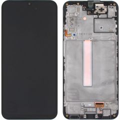 Samsung Galaxy A25 5G SM-A256 Lcd Ekran Dokunmatik Çıtalı Siyah