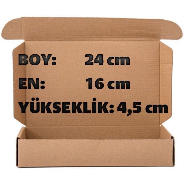 Cep Telefonu Kırılmaz Cam Kargo Kutusu - Kolisi 24x16x4,5 cm