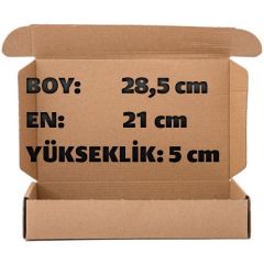 Tablet Yedek Parçaları Kargo Kutusu - Kolisi 28,5x21x5 cm