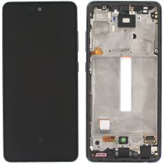 Samsung Galaxy A52 SM-A525 Lcd Ekran Dokunmatik Çıtalı Siyah
