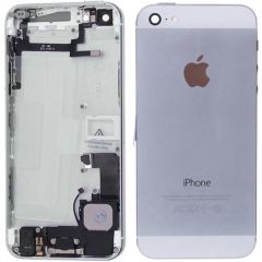 İphone 5 Kasa Full Dolu Silver Gümüş