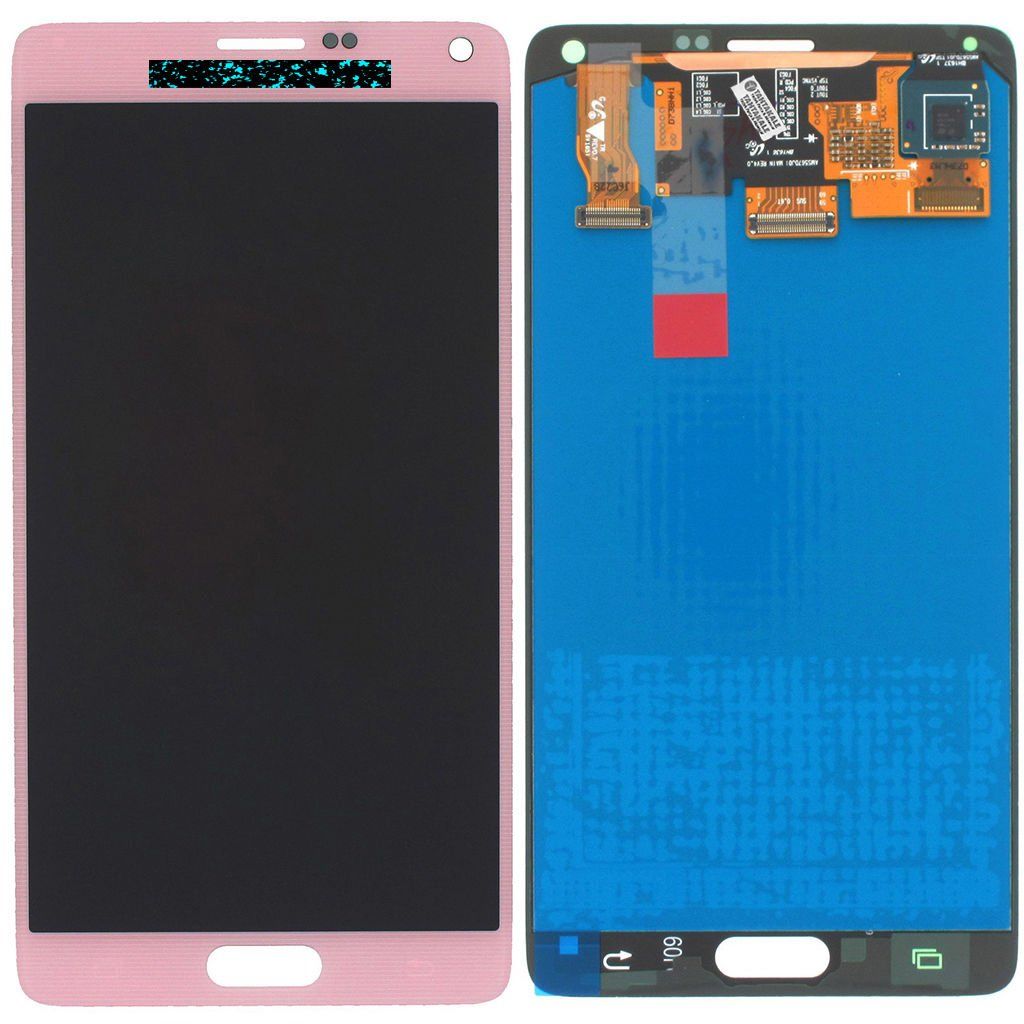 Samsung Galaxy Note 4 SM-N910 Lcd Ekran Dokunmatik Pembe