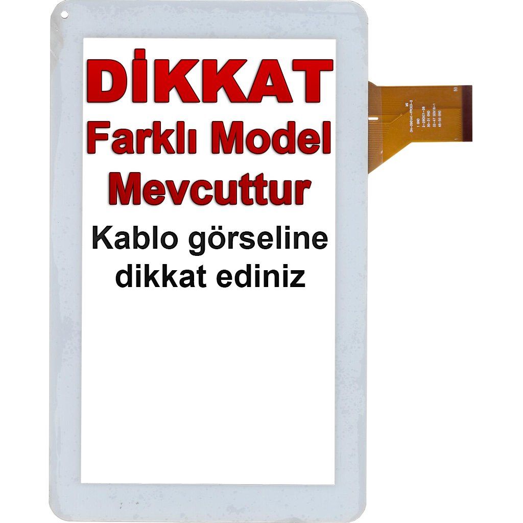 Oblio Tablet Mint Plus 9X (M92S) Dokunmatik Beyaz - Model 2