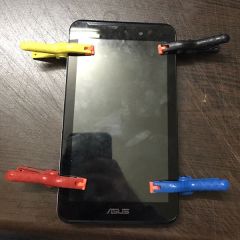 Tablet Cep Telefonu Ekran Tutucu Kıskaç Mandal - Kırmızı