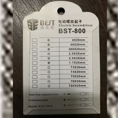 Best BST-80 Saat Hesap Makinesi Açmak İçin Tornavida Uçları