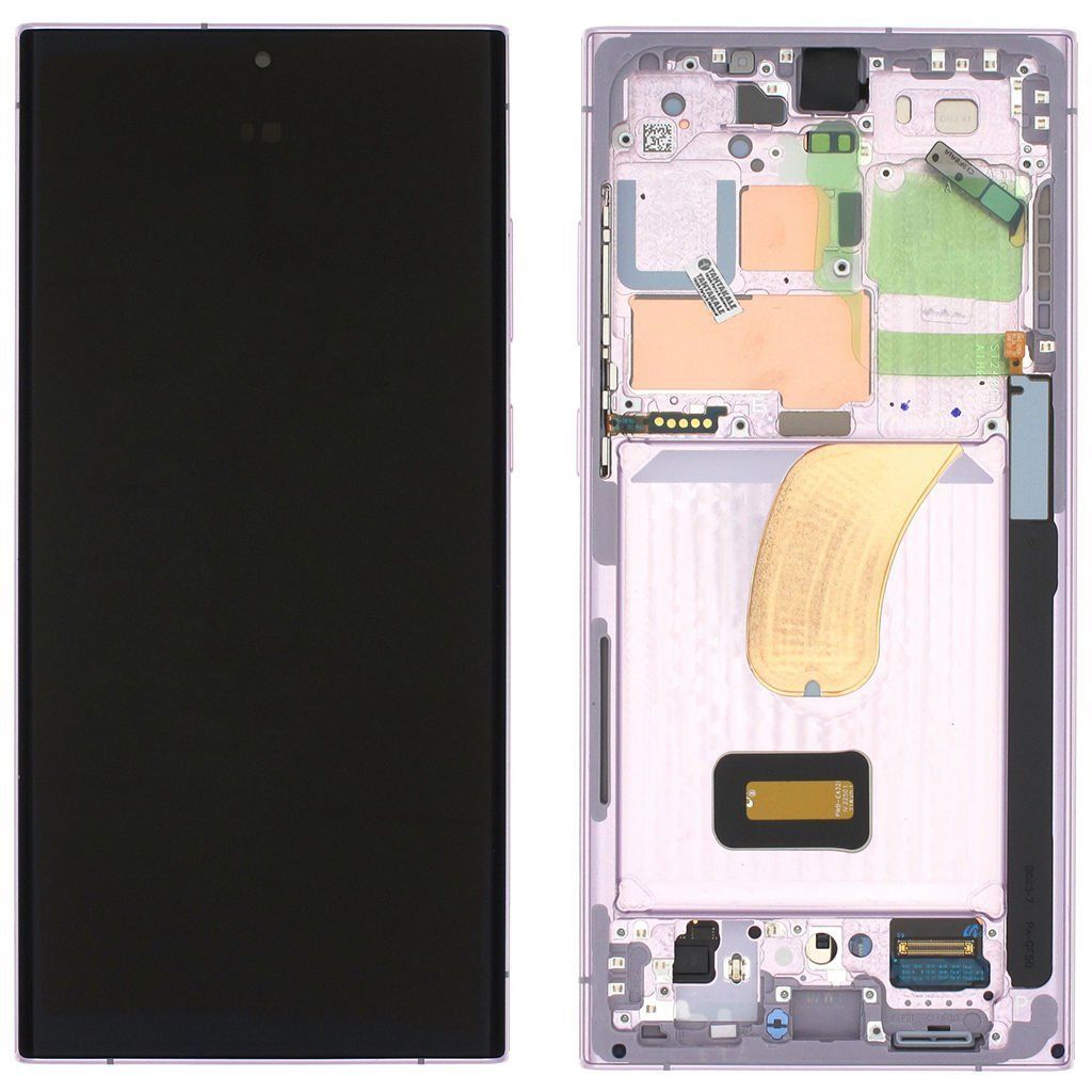 Samsung Galaxy S23 Ultra SM-S918 Lcd Ekran Dokunmatik Çıtalı Lavanta