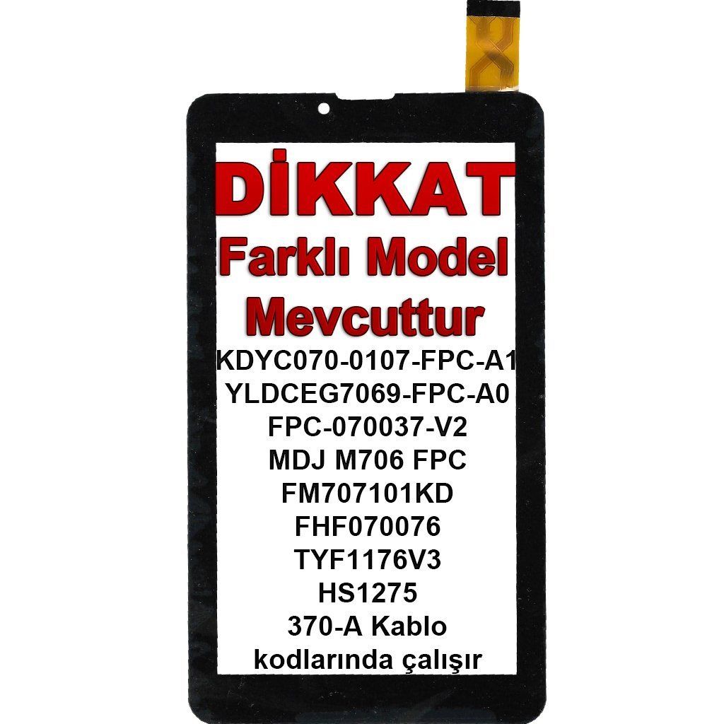 RSD-005-008 BO Kablo Kodlu Dokunmatik Siyah