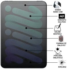 Hometech Alfa 8ST Mat Kırılmaz Cam Nano Ekran Koruyucu