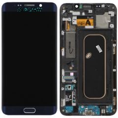 Samsung Galaxy S6 Edge Plus SM-G928 Lcd Ekran Dokunmatik Çıtalı Siyah