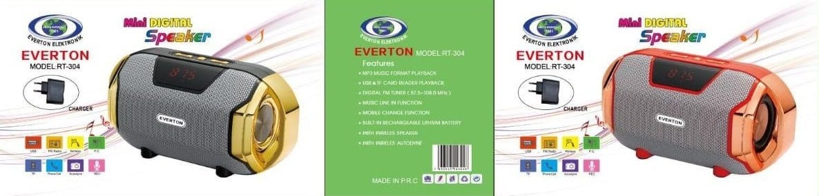 Everton RT-304 Usb ve Kart Girişli Bluetoothlu Radyo