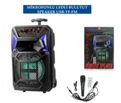 KTS-1139 Mikrofonlu Usb ve Kart Girişli Bluetooth Hoparlör