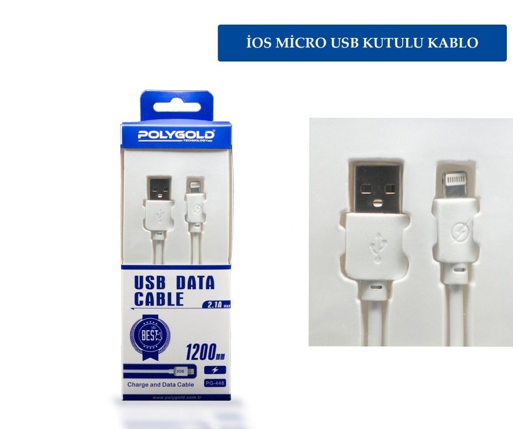 PG-448 Iphone Şarj/Senkronizasyon Kablosu