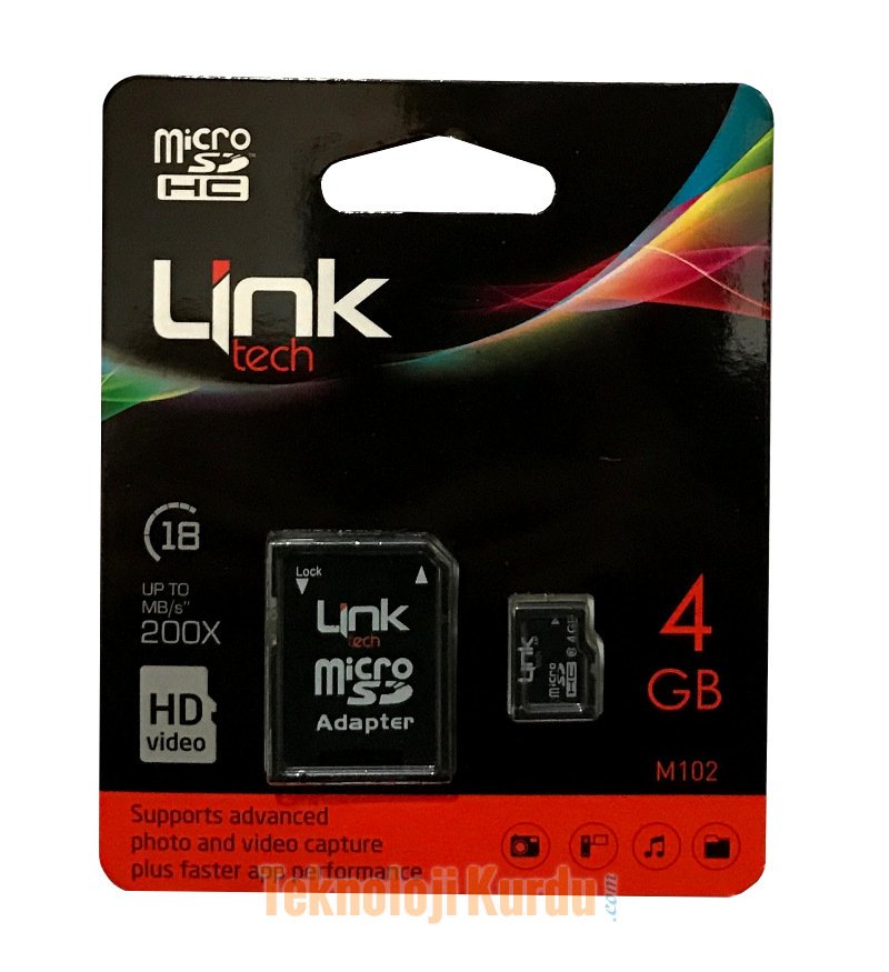 LinkTech 4GB MicroSD Hafıza Kartı