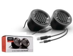 Snopy SN-03A 2.0 Siyah 2Wx2 USB Mini Multimedia Speaker