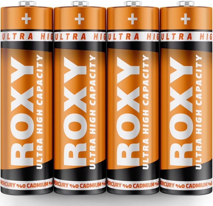 ROXY AA KALEM PİL 4 LÜ ÇİNKO – KARBON METAL KAPLAMA