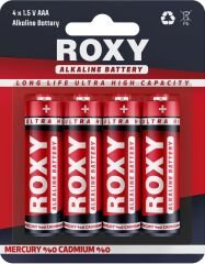 ROXY AAA(İNCE) ALKALİN KALEM PİL 4 LÜ