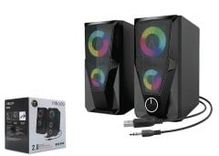 Mikado MD-336 2.0 6 Watt RGB Ledli Siyah Multimedia USB Speaker