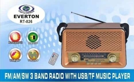 Everton RT-826 Nostalji Görünümlü Radyo