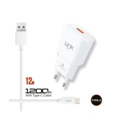 Linktech T-443 Strong Type-C USB 12W Şarj Aleti